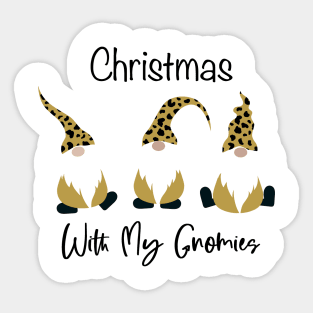 Christmas gnomes Sticker